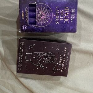 Soul Sticks Magic Spell Candles and Palm Reading Cards